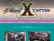 Tablet Screenshot of planetxtattoo.com